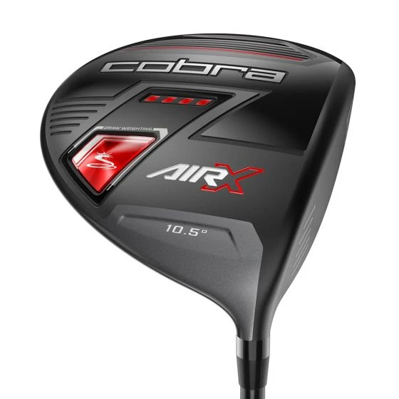 Cobra AIR-X Straight Neck Driver - Grey/Red 1 Cobra AIR-X Straight Neck Driver - Grey/Red